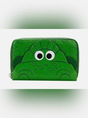 Loungefly Rex - Green Frog Zip Around Wallet